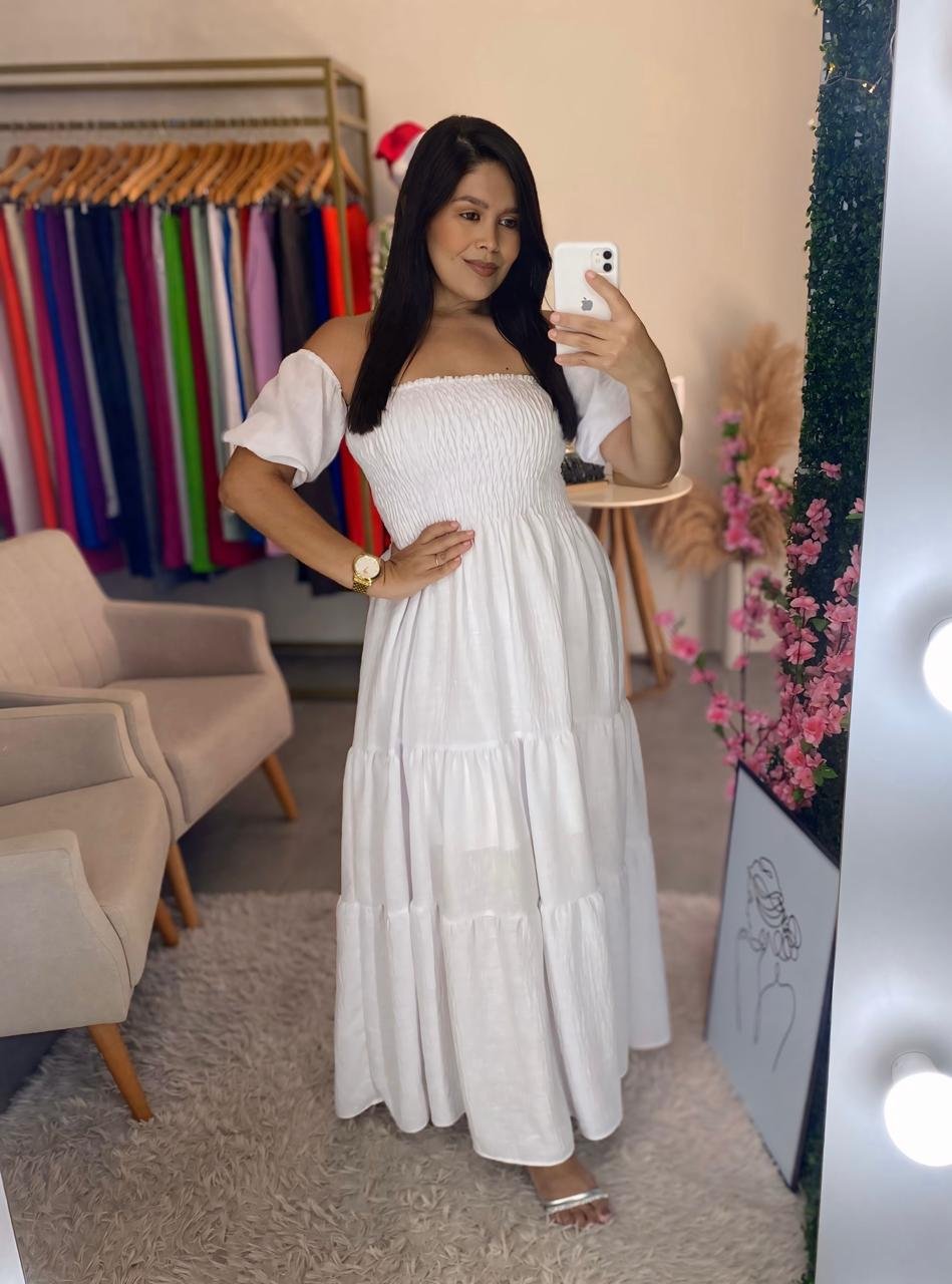 Vestido Longo Ciganinha Três Marias