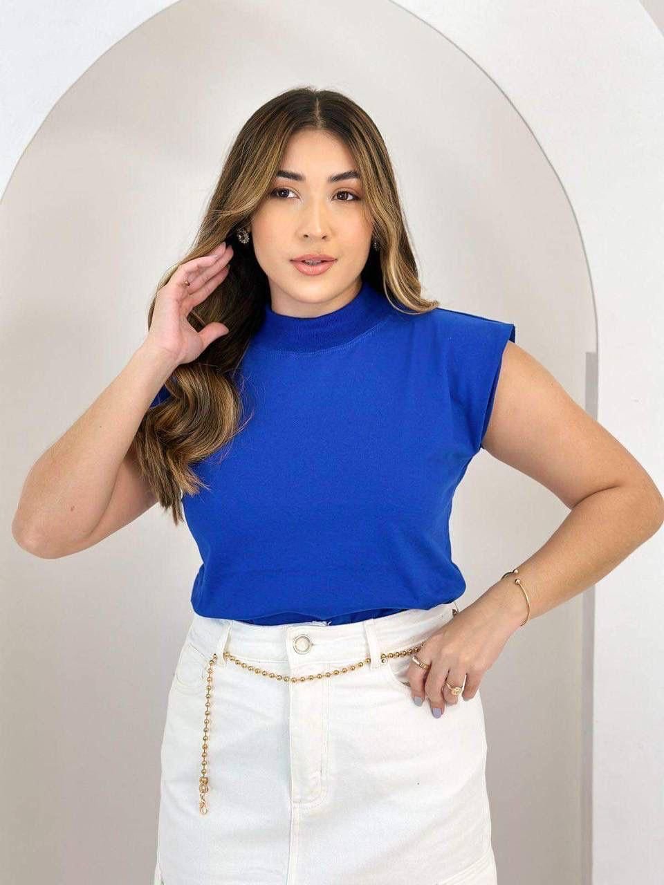 Muscle Tee Azul Royal