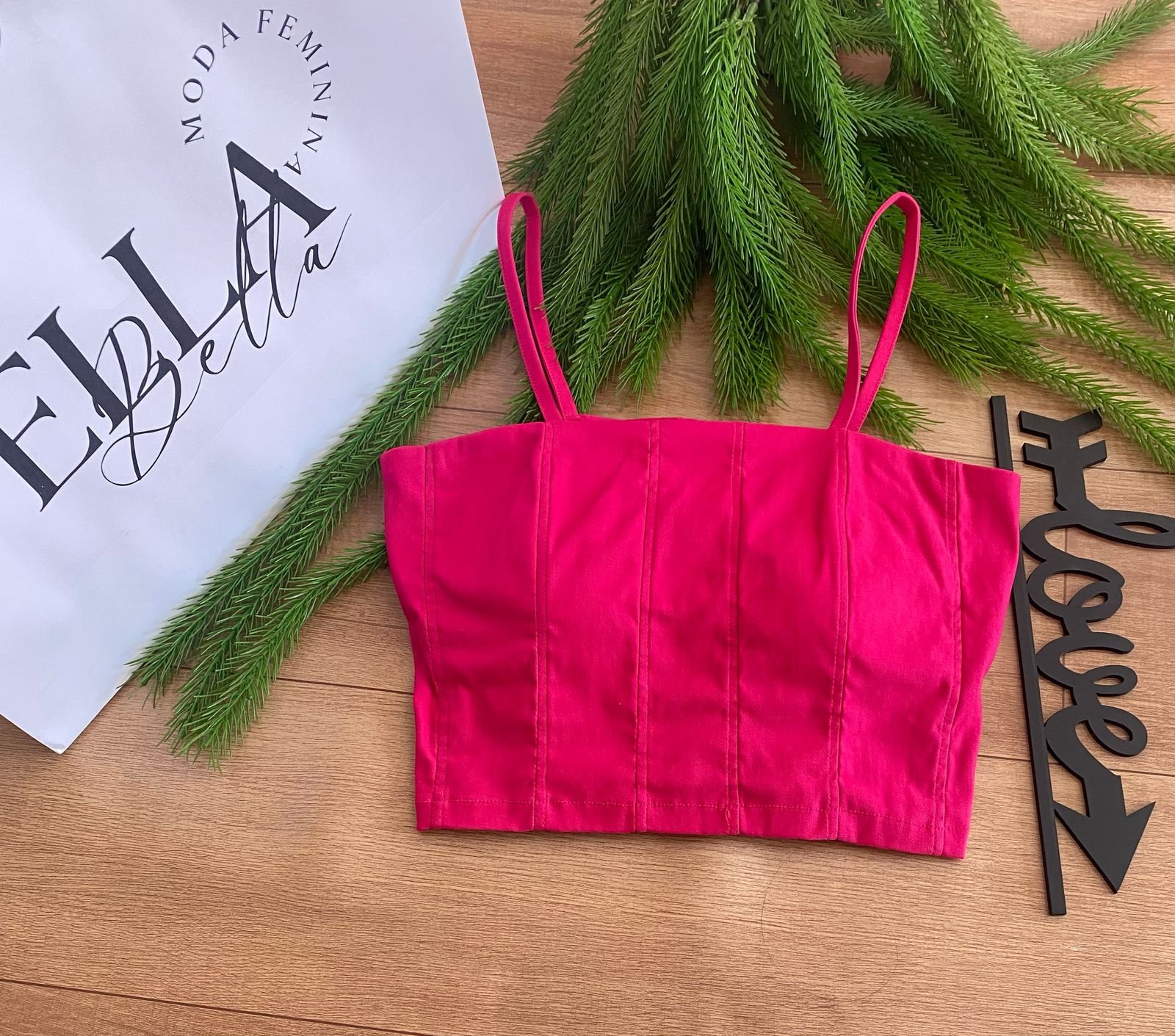 Cropped Rosa Pink