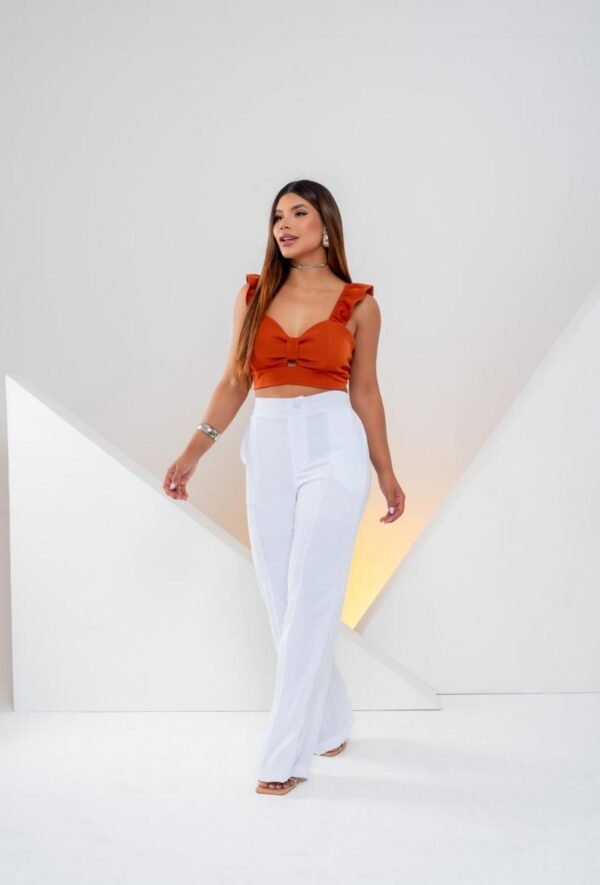 Calça Pantalona Fluida Elegance