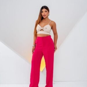 Calça Pantalona Fluida Elegance