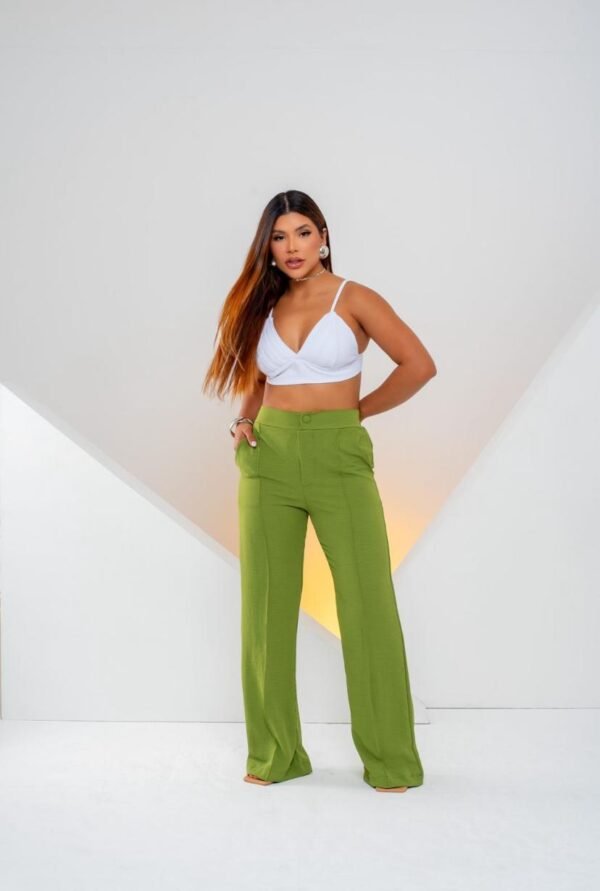 Calça Pantalona Fluida Elegance